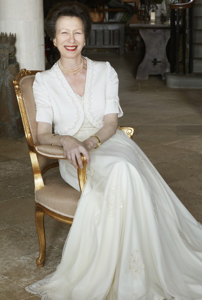 Princess Anne inside Gatcombe Park in 2020