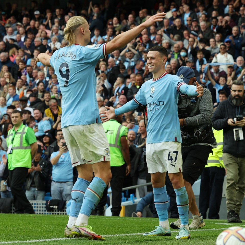 Erling Haaland and Phil Foden both helped themselves to hat-tricks