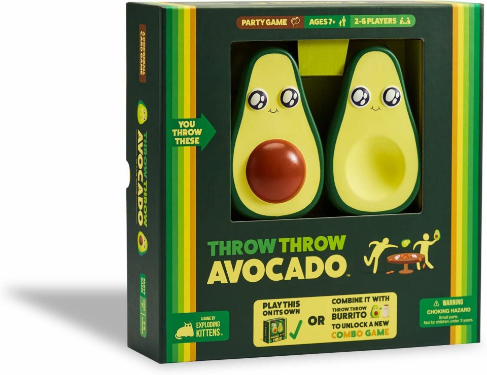 Throw Throw Avocado by Exploding Kittens - £24.99