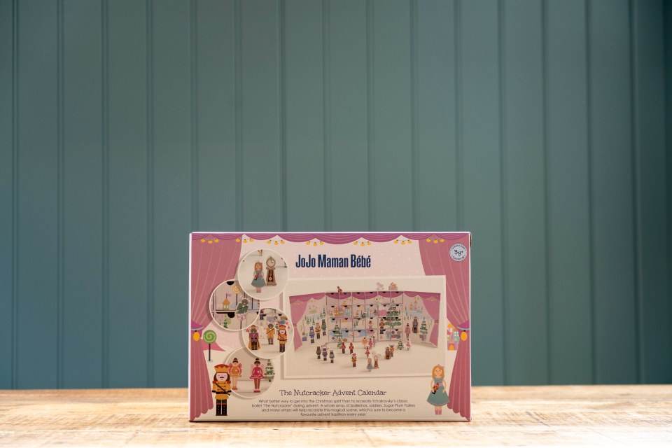 The JoJo Maman Bebe calendar featuring the Nutcracker is reusable