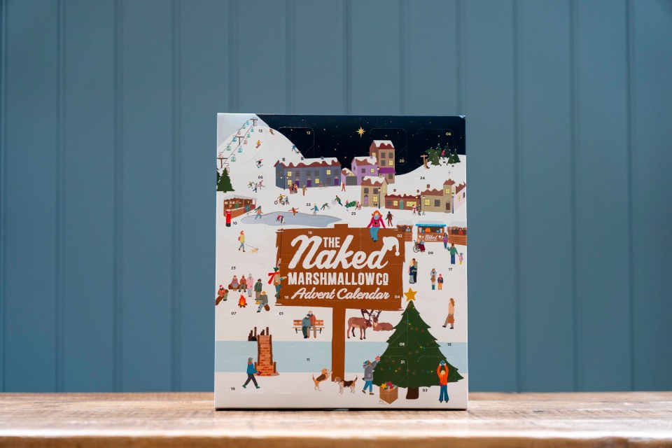 Get the hot chocolate ready with this marshmallow advent calendar