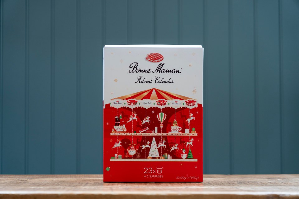 This festive jam advent calendar is perfect for a special breakfast