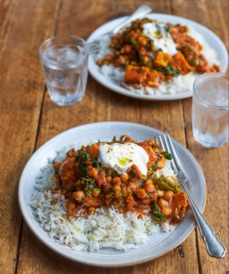 This tasty vegetable curry takes only 35 minutes to make