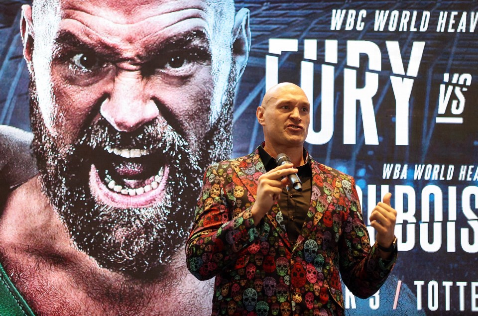 Tyson Fury could face Oleksandr Usyk in a unification fight next year