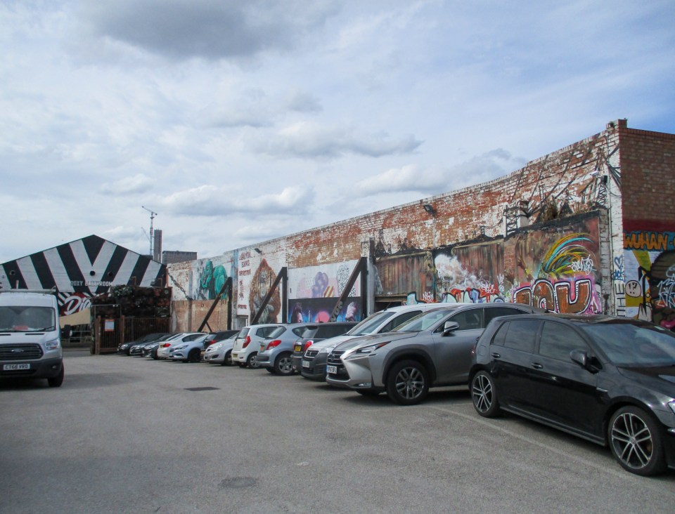 The Trinity Street car park serves The Custard Factory creative hub in Digbeth, Birmingham