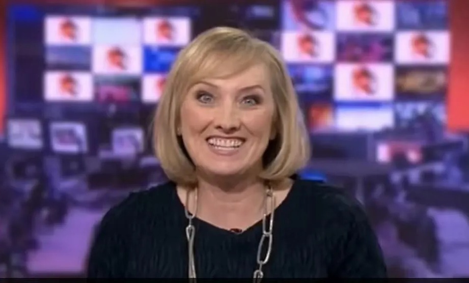 Martine Croxall has been slammed online for allegedly breaching BBC impartiality rules