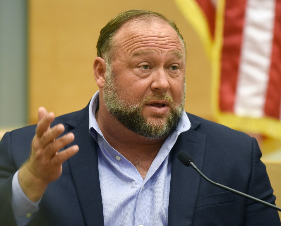 Alex Jones now has to pay £870m to the victims after saying that the shooting was a 'hoax'