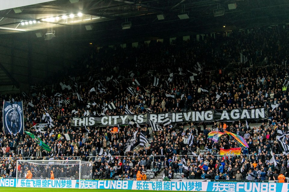 St James' Park has been bouncing this season