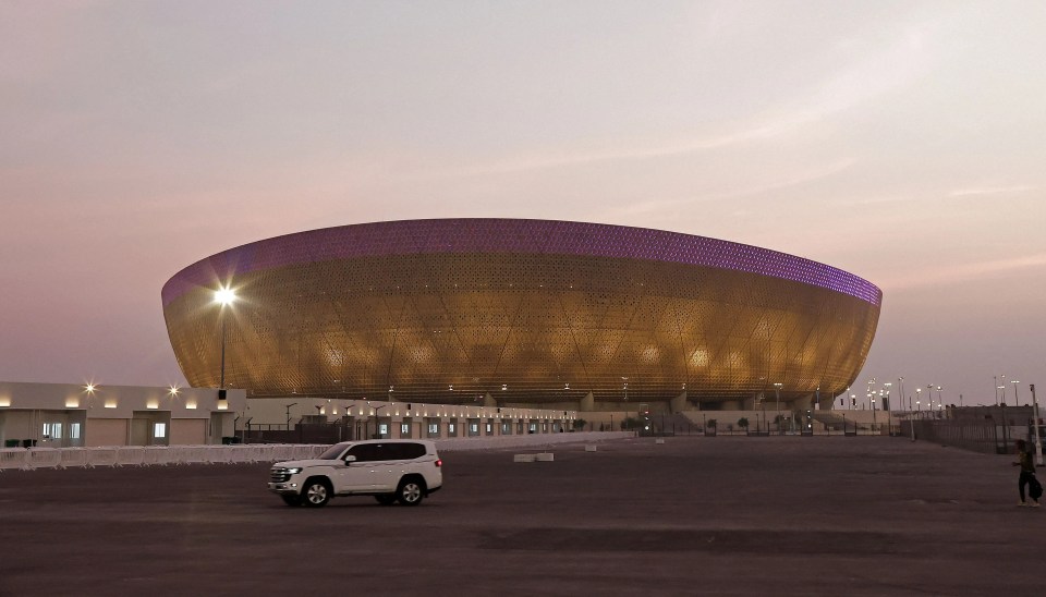 The Lusail Stadium in Qatar, which is hosting this year's World Cup