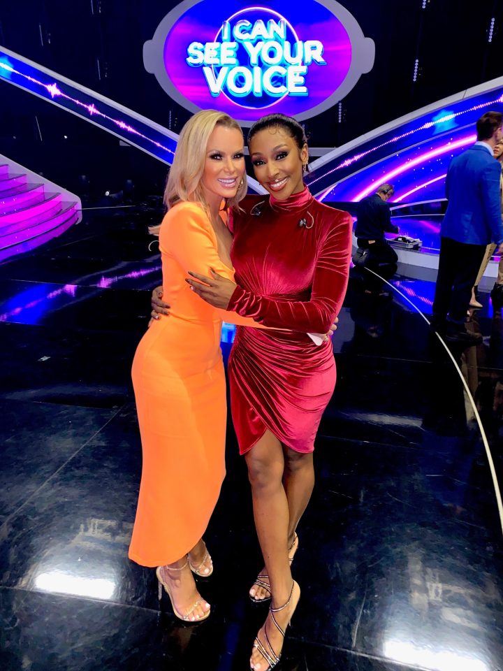 Alexandra Burke and Amanda Holden have become besties after working on I Can See Your Voice together