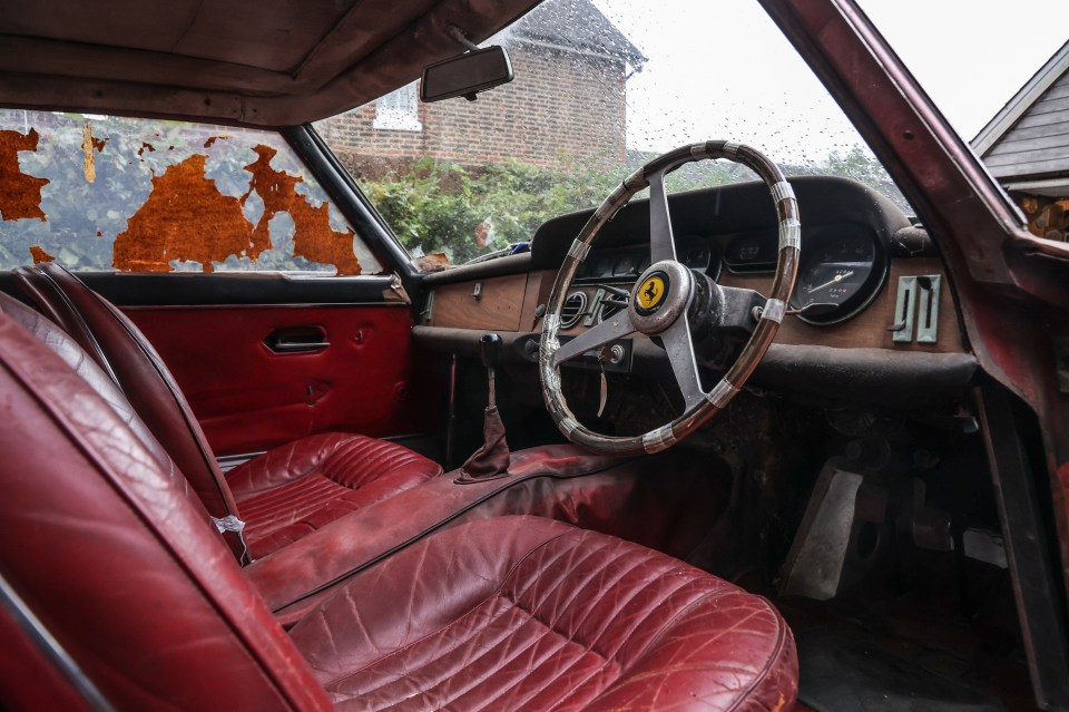 It's thought the Ferrari 330 GT could fetch as much as £70k at auction