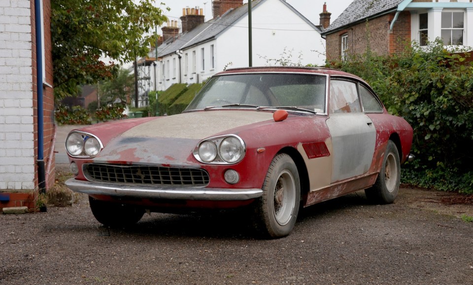 This forgotten Ferrari was pulled out of a garage having been sat for 40 years