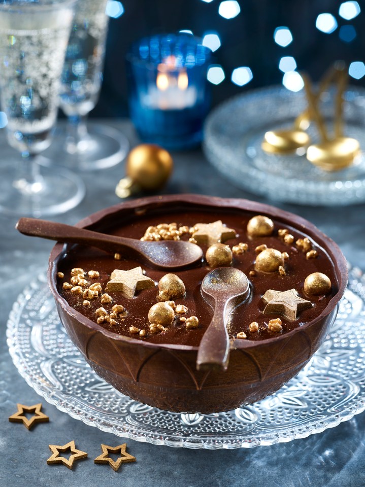 Millionaire's edible chocolate bowl, £7, in stores now.