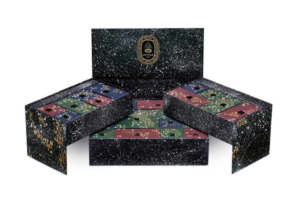 This luxury DIPTYQUE advent calendar is packed with limited edition products, including three festive scents