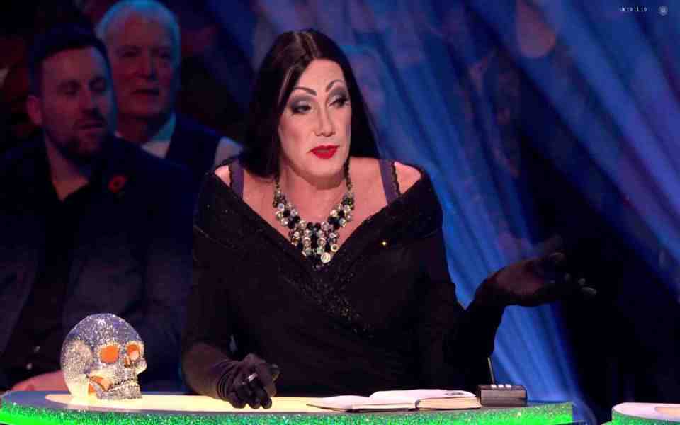 Craig, here dressed as Morticia Addams, branded Motsi a 'diva' in an interview