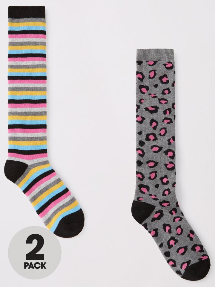 Socks are always needed and you can get packs of two welly versions for cheap at Very.co.uk