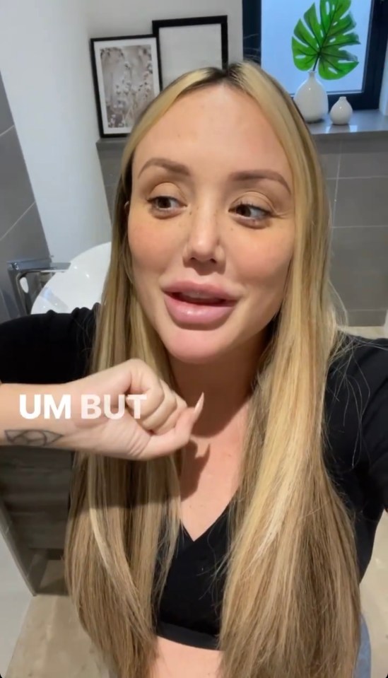 Charlotte Crosby updated fans after giving birth to her first daughter last week