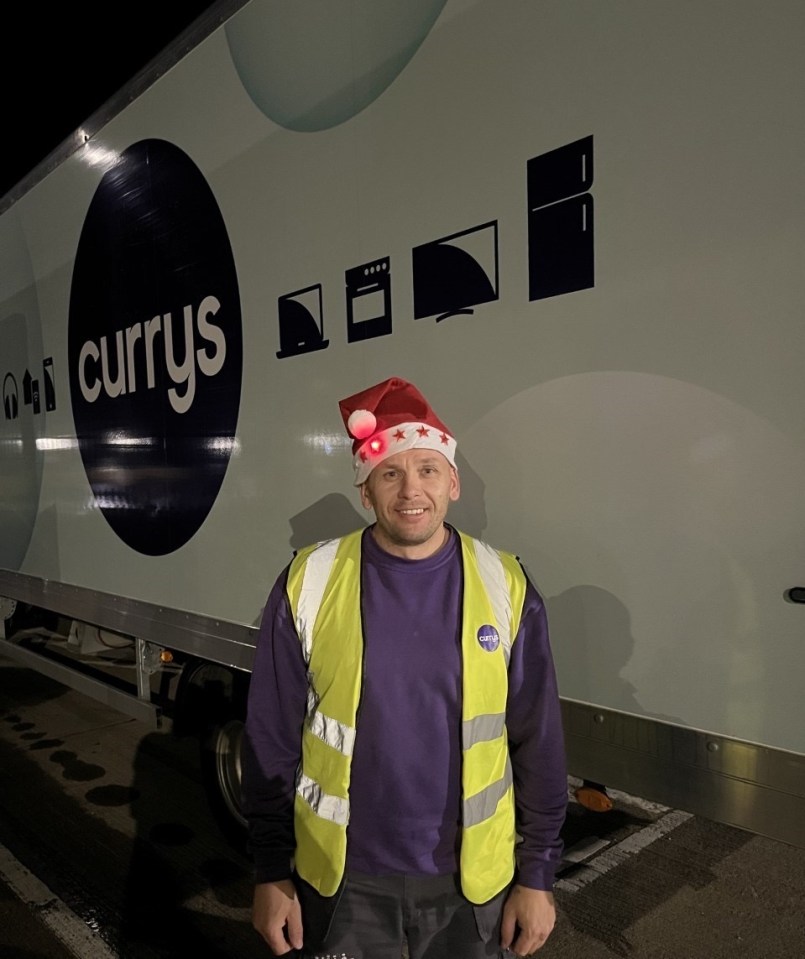 Vitalijs Salcs from Bristol started working as a seasonal driver for Currys and is now a specialist lorry driver for the firm