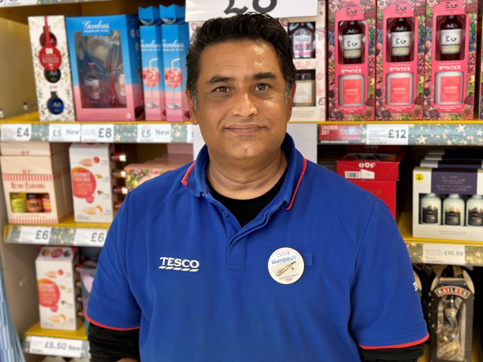 Mehboob Ismail's Christmas temp role became permanent at his local Cheetam Hill Tesco superstore