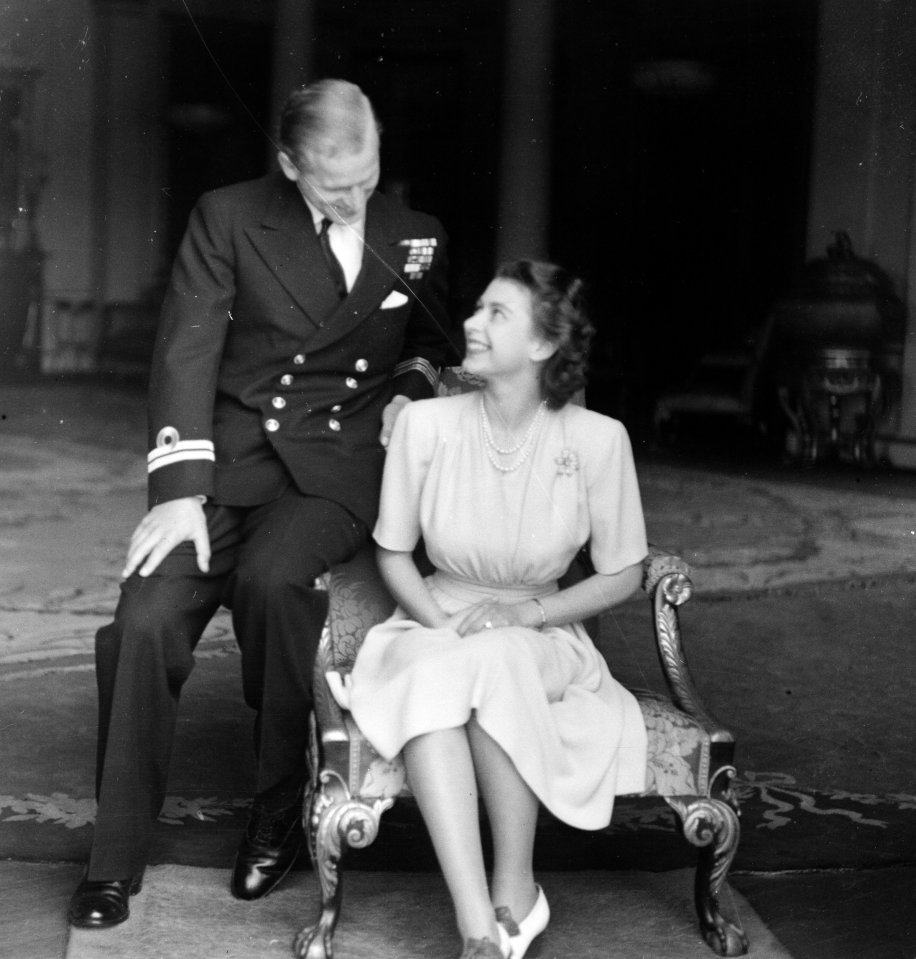 Queen Elizabeth II and Prince Phillip married in 1947