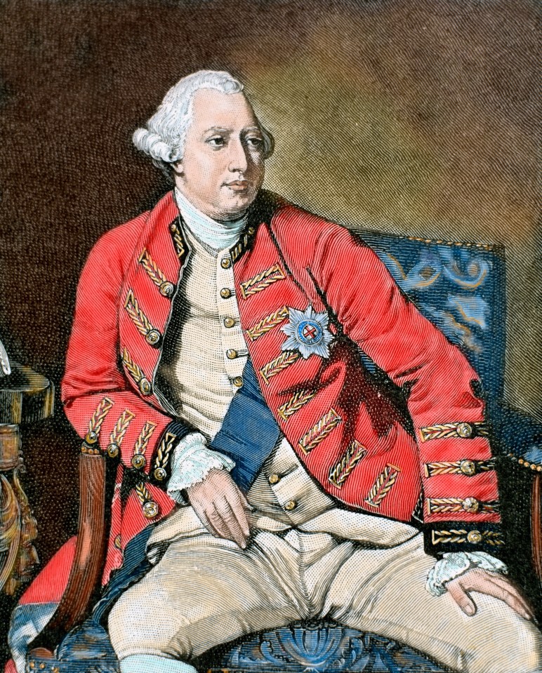 King George III has been spotted after his death in 1820