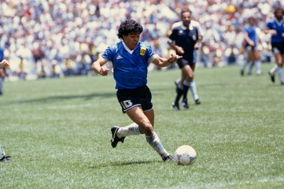 Argentine legend Maradona narrowly missed out on top spot