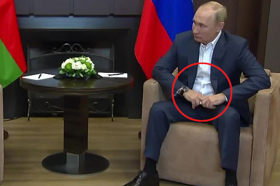 Putin is seriously ill and said to lean forward in pain during meetings, it's been claimed