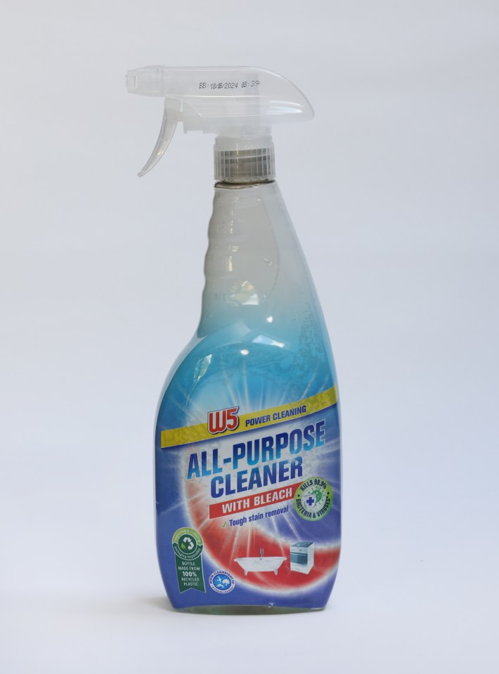 Lidl W5 All Purpose Cleaner with bleach