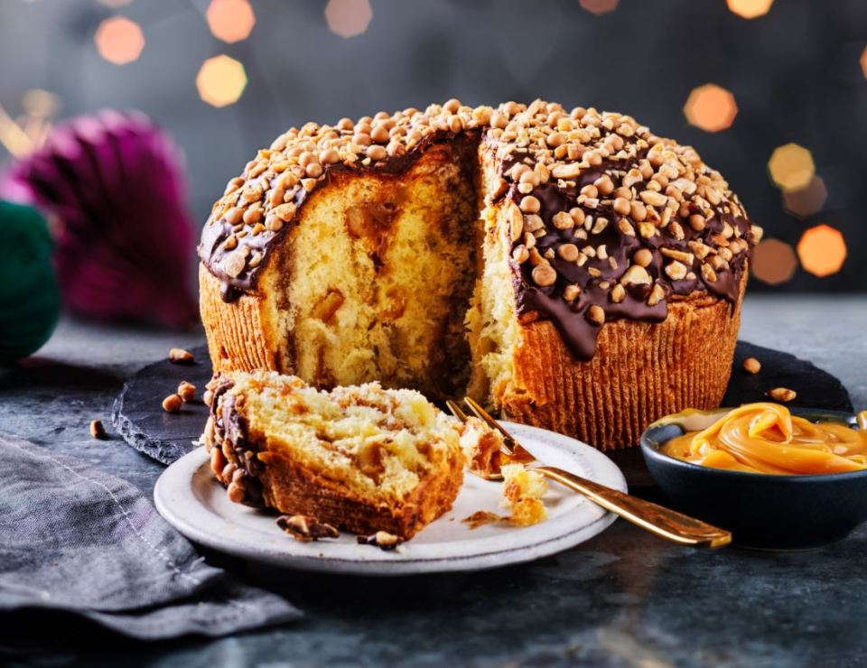 Spiced caramel panettone - £10, in store now, new this year