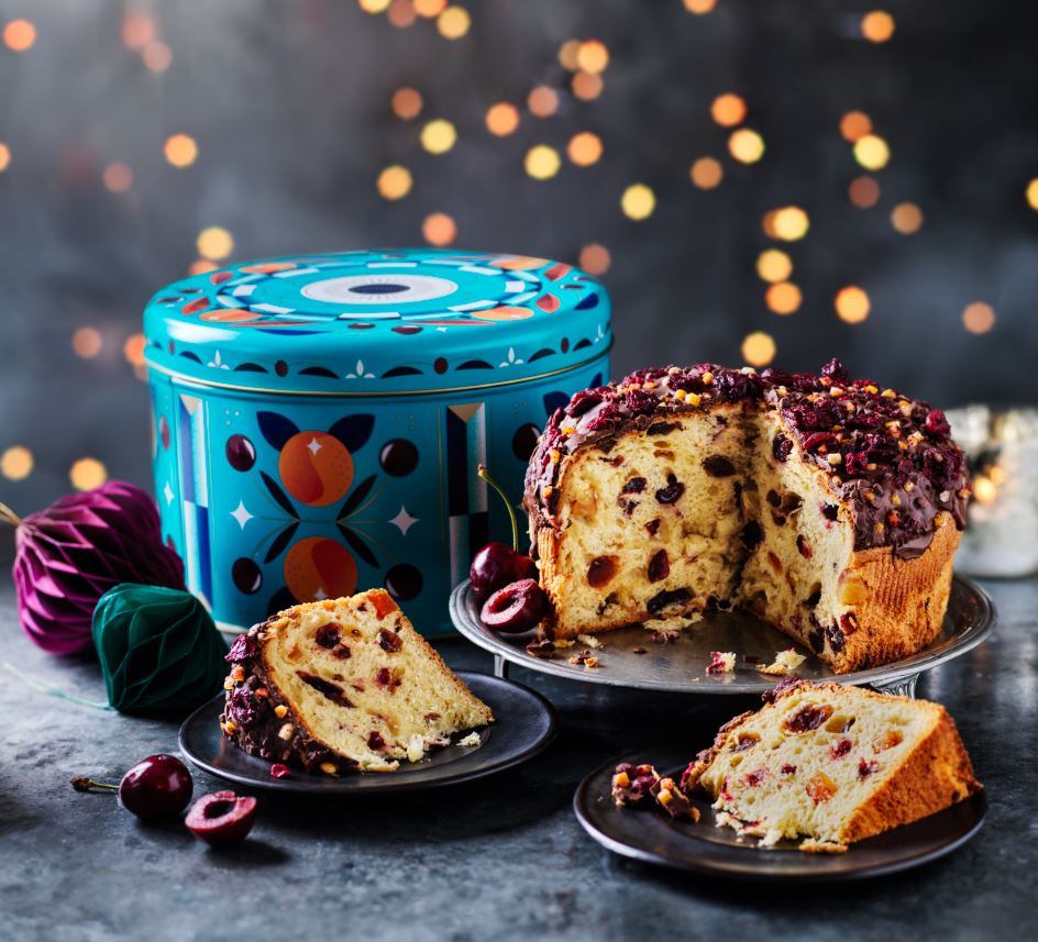 Cherry and blood orange panettone - £20, in store now, new this year