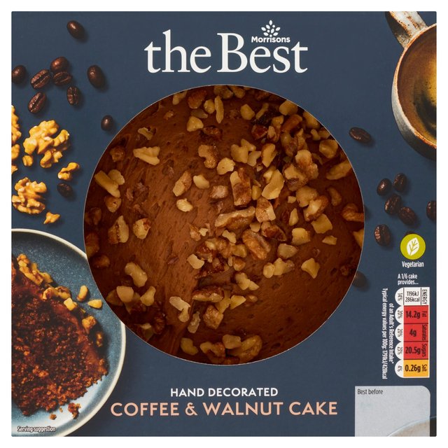 Save 75p on  a slice of Morrison’s The Best coffee and walnut cake