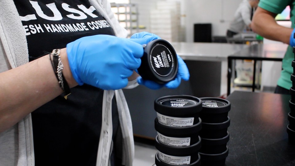 Homemade face masks are given their ingredients labels