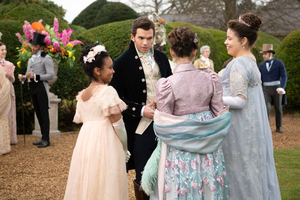 The garden party scene was filmed at Squerryes Court