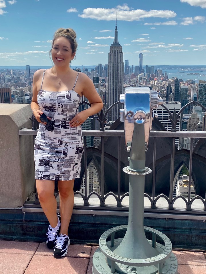 Reviewer Amanda Devlin at Rockefeller Center’s Top of the Rock