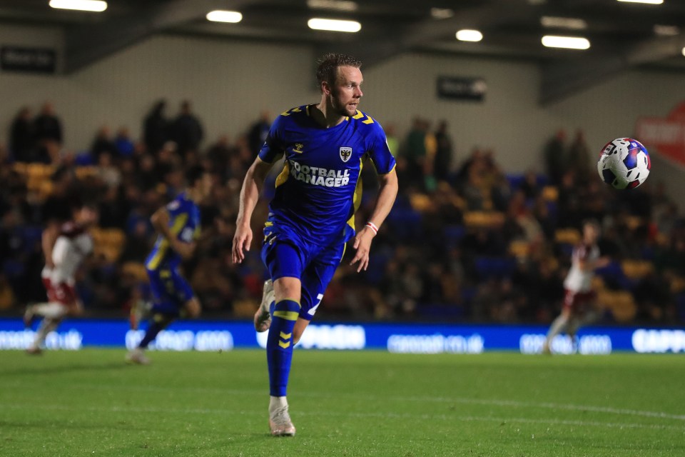 Chris Gunter plays in League Two for AFC Wimbledon