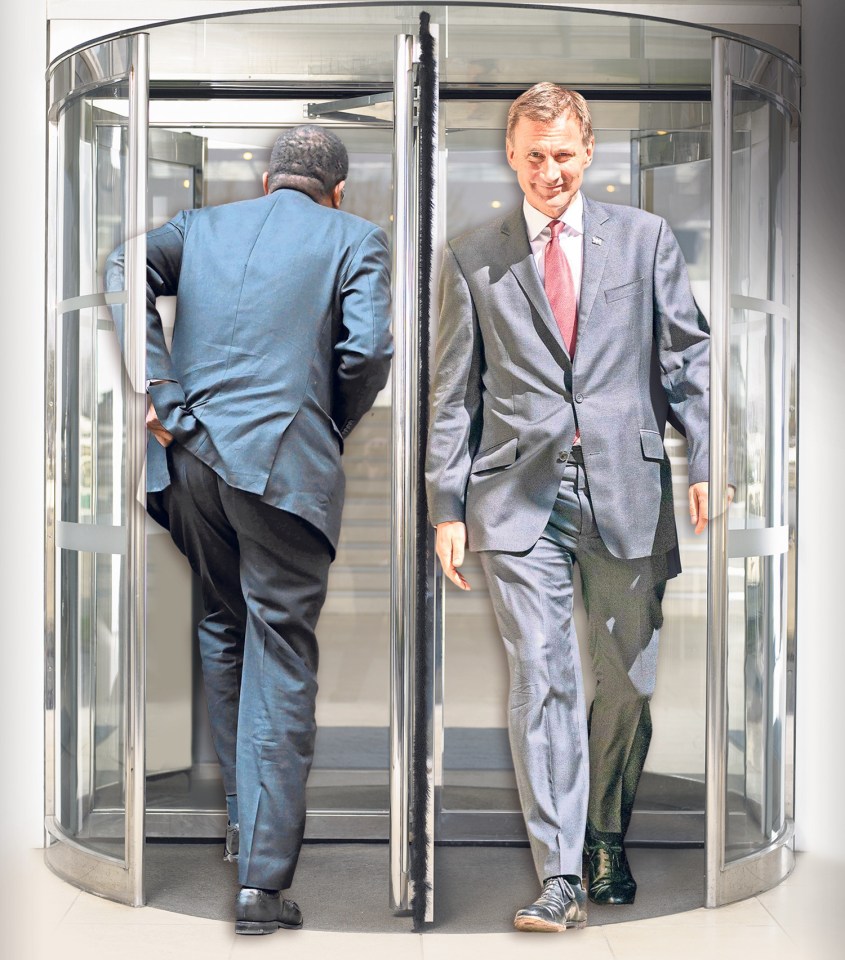 Revolving doors for the UK's second biggest job, as Kwasi Kwarteng is out and Jeremy Hunt is in as Chancellor