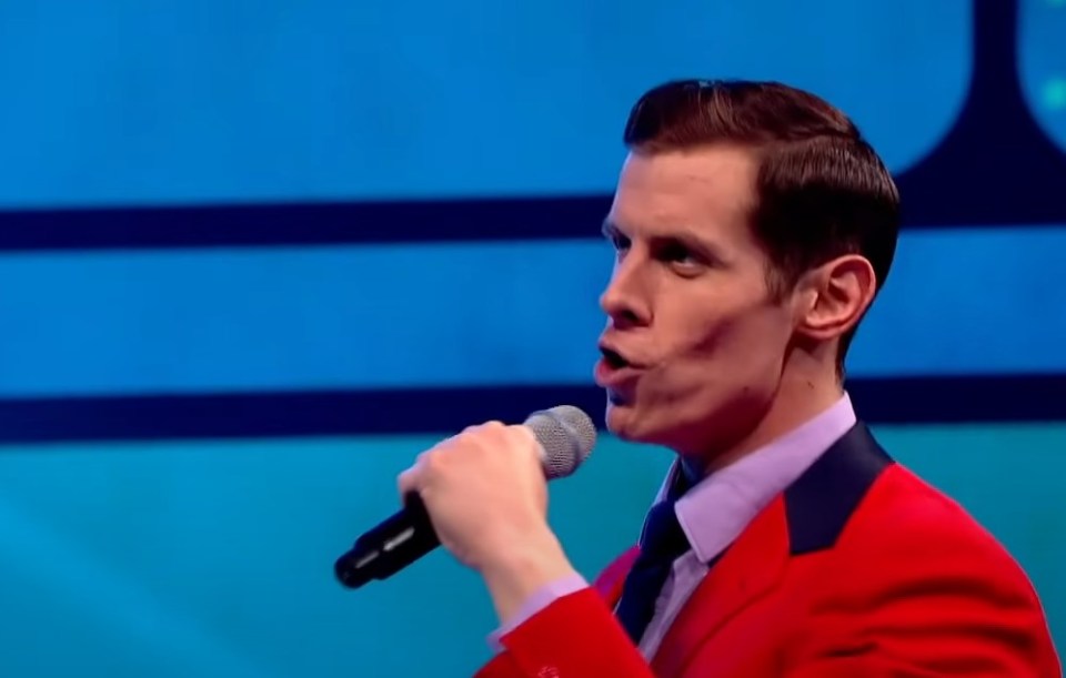 Joe sings on the BBC talent show back in 2017