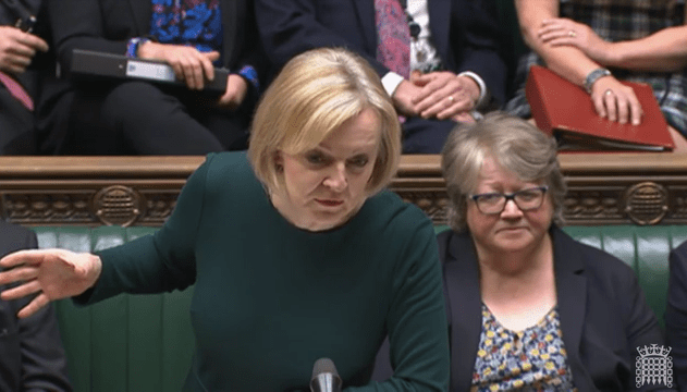 Liz Truss told MPs that she WILL ban no-fault evictions in her first PMQs since the mini budget