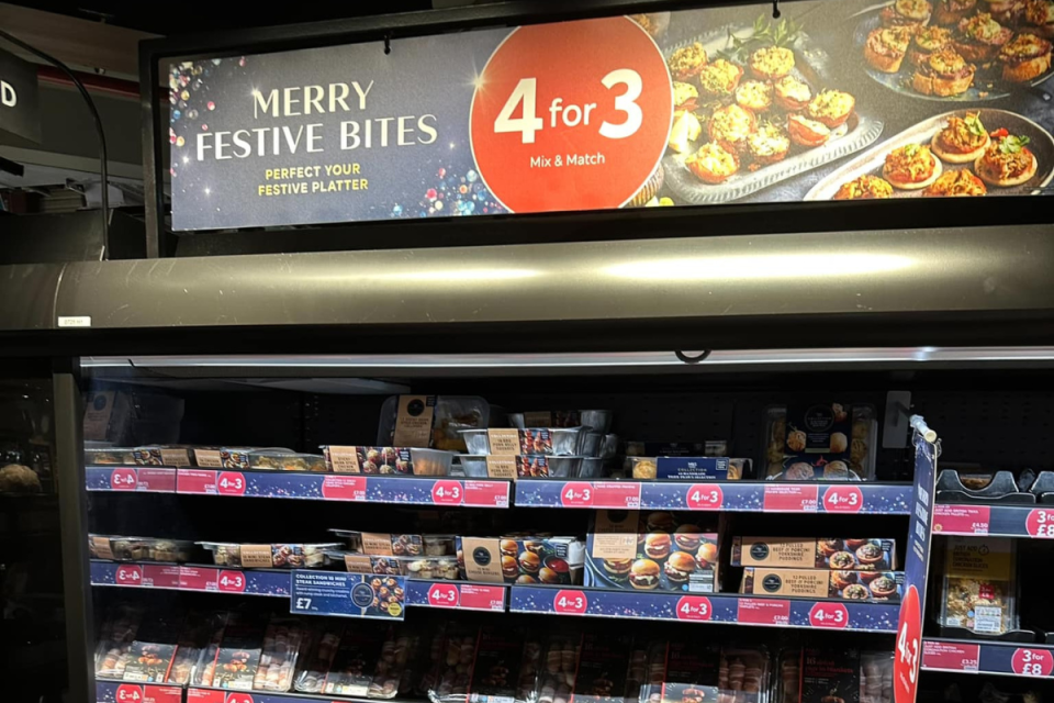 M&S party food has been spotted in stores already