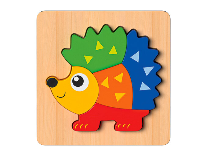 Toddlers can practice their hand control and shape recognition with this Lidl puzzle