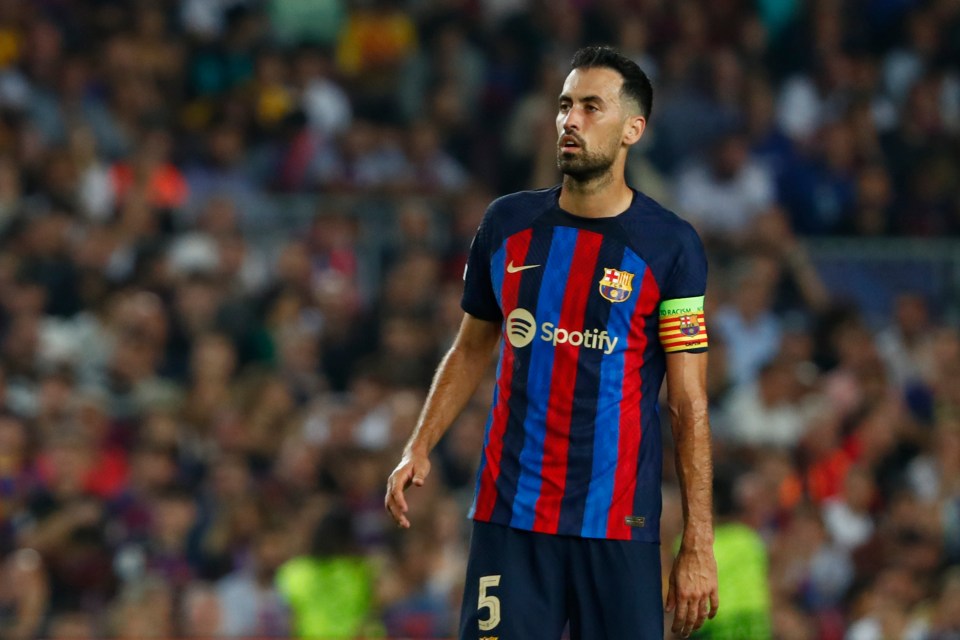 Sergio Busquets is set to leave Barcelona at the end of the season