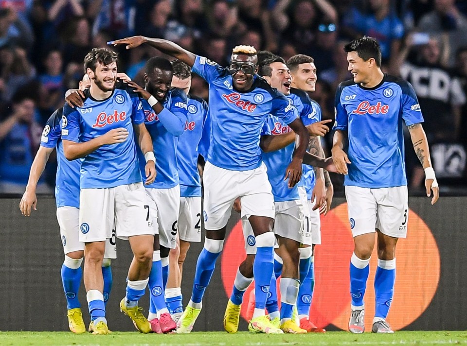 Napoli are unbeaten in their first 13 games in both Serie A and the Champions League