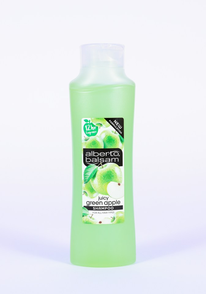 The apple smell is nice but I didn’t like this shampoo, says Lynsey