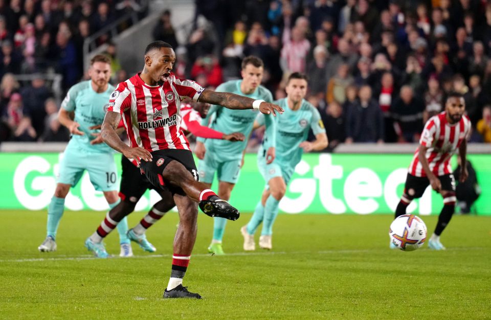 Toney was abused after scoring both goals in Brentford's win against Brighton