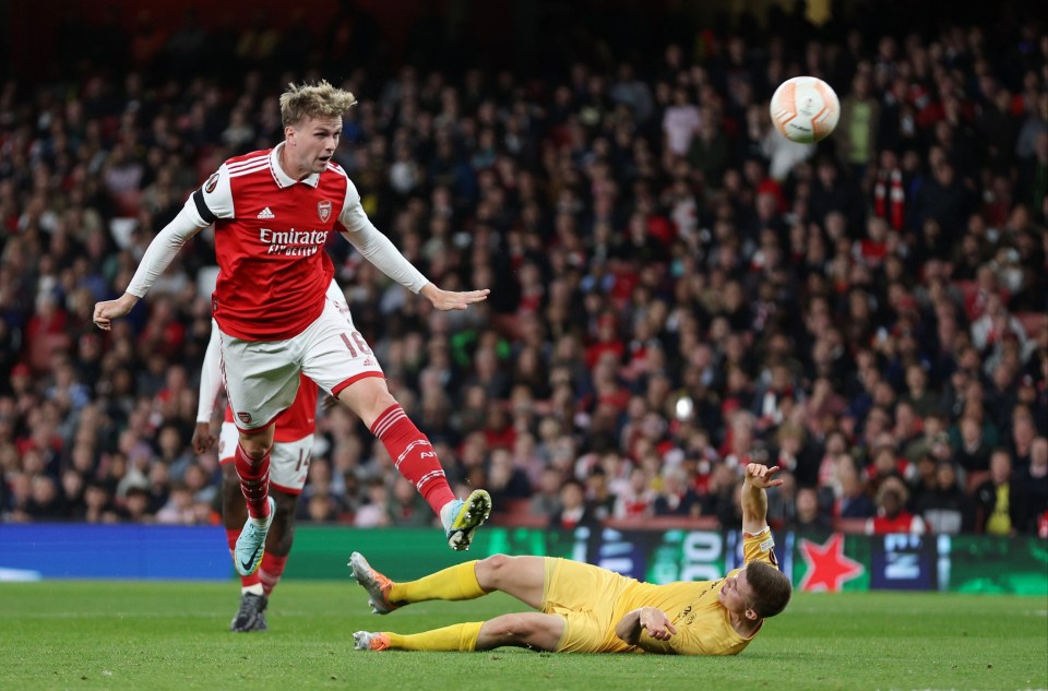 Rob Holding scored an impressive header to put the Gunners in a commanding position