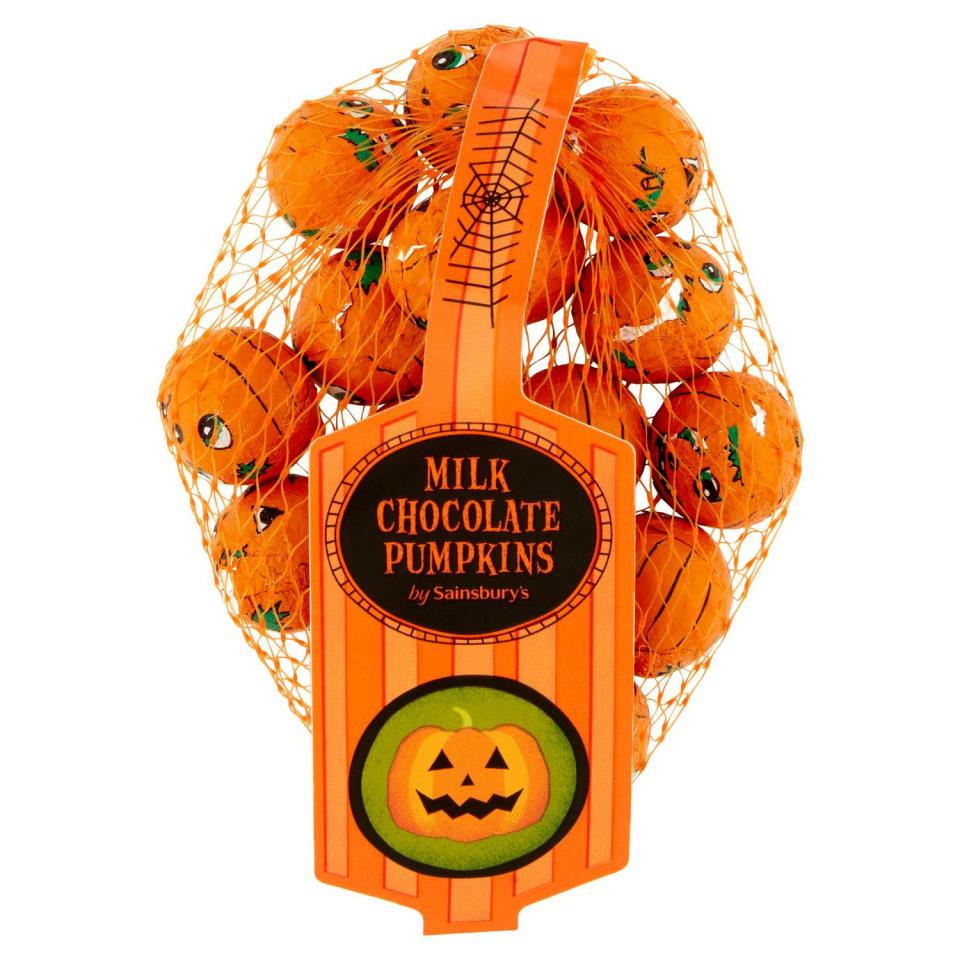 Treat yourself to Sainsbury’s milk chocolate pumpkins for £1