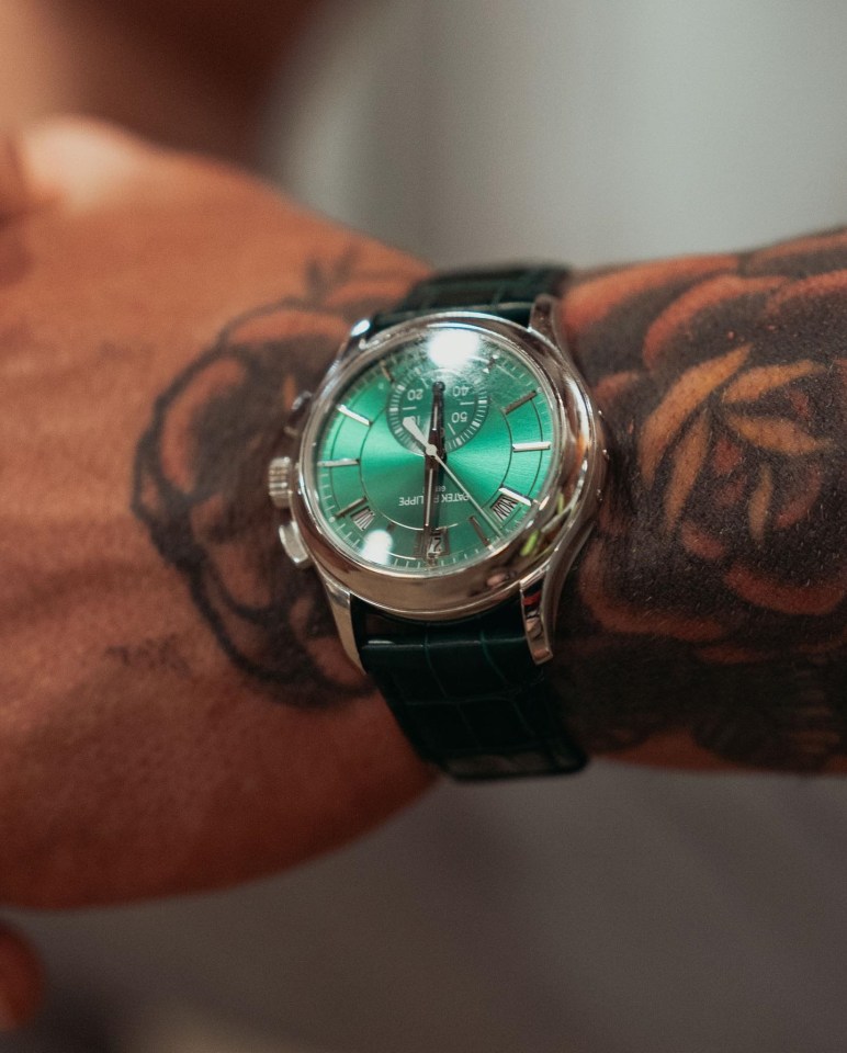 This watch, valued at £80k, dazzled on McGregor's Instagram as he shared a close-up of the device.