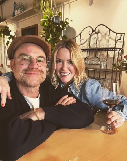 Corrie's real-life couple Sally Carman and Joe Duttine looked happier than ever as they posed for a picture on date night