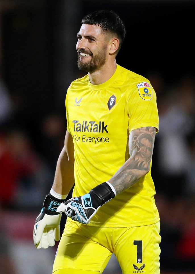 Salford keeper Tom King is also a Wales hopeful for this winter's World Cup