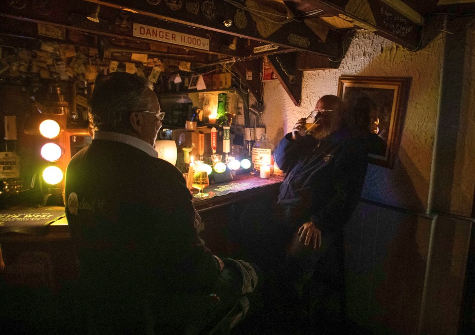 The Mason Arms is turning all its lights off, and replacing them with candles